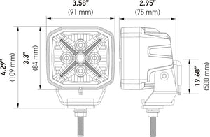 Exploradora VALUEFIT SERIE-X 3,6” LED HELLA®