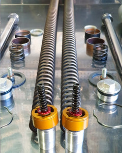 Emulador suspensión delantera HONDA CRF 250F/ XR 250 TORNADO/ XRE 300/ YAMAHA XTZ 250/ SAHARA 300 BIKER®