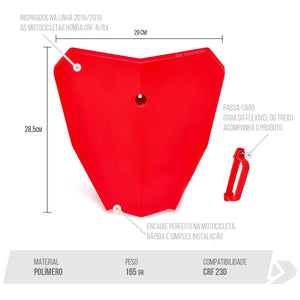 Porta número delantero Universal  BIKER®
