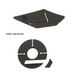 Kit protector tapas motor/ base tanque KTM DUKE 390NG/ 250NG/ 390 ADV/ 250 ADV