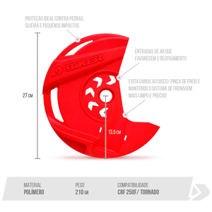 Protector disco delantero HONDA TORNADO XR 250/ CRF 250F/ XRE 300 BIKER®