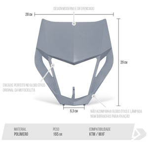 Soporte farola SUPER MOTARD HONDA CRF 250F